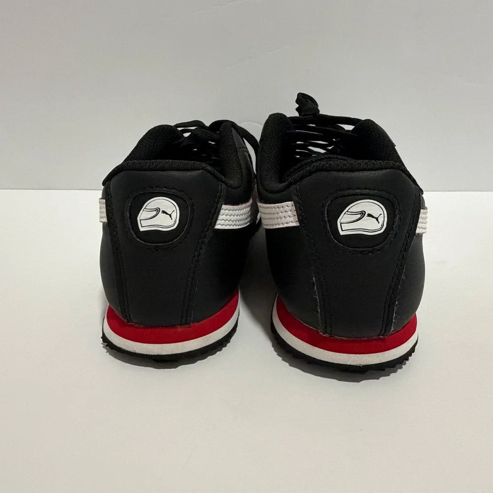 Puma Ferrari Roma‎ Kids Sneakers Black Red White Size 3.5C